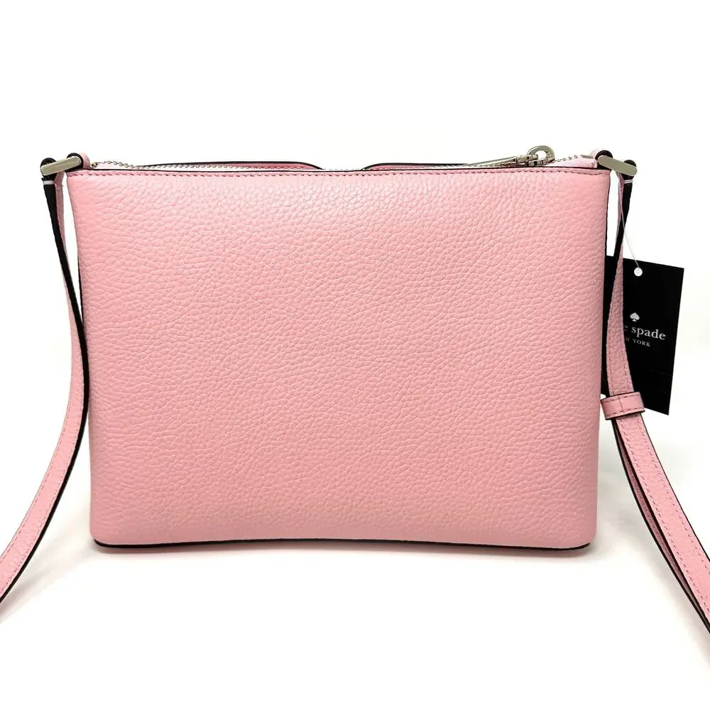Kate Spade Harlow Crossbody Purse Tea Rose Pink Leather WKR00058